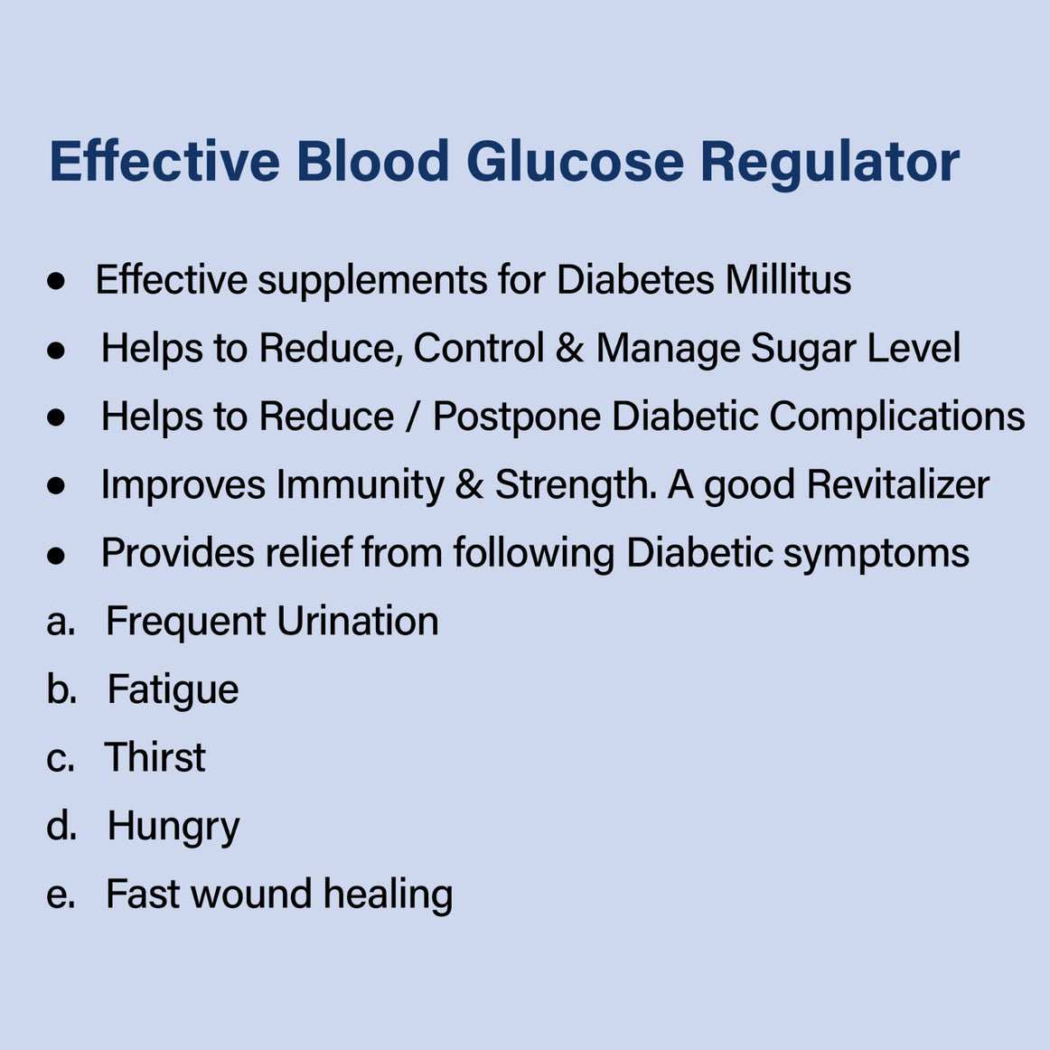 DIARULE- Effective Blood Glucose Regulator