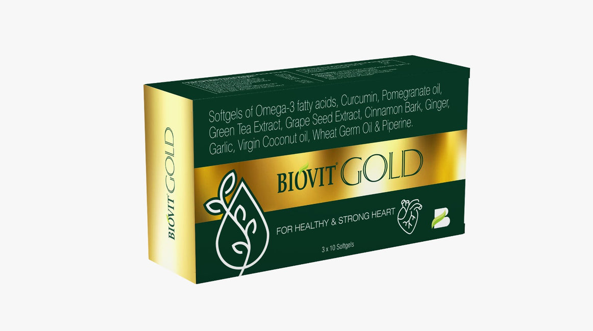Biovit Gold -   Golden Benefits for a Healthy Heart