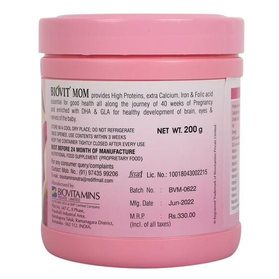 BIOVIT MOM POWDER- Vital Care for Healthy Motherhood.